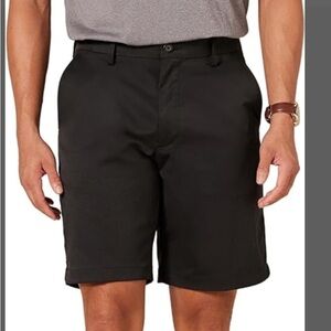NEW! Men’s Classic Fit Stretch Golf Athletic Shorts Black  Sizes 30